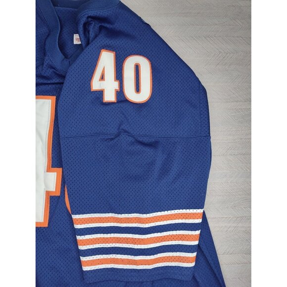 Vintage Gale Sayers Jersey Chicago Bears Mitchell & Ness 1965 Navy Sz 54 XXL - Picture 8 of 11